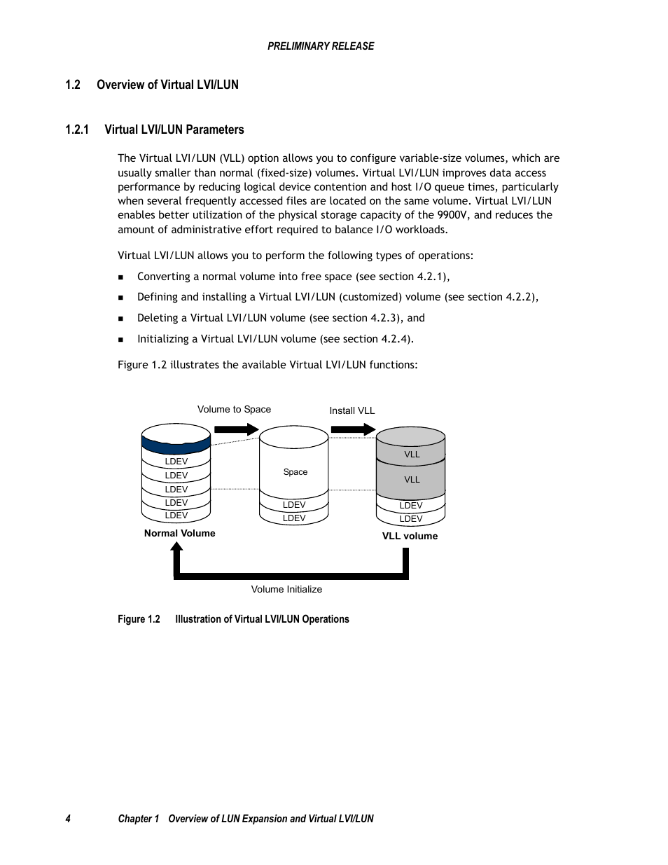 2 overview of virtual lvi/lun, 1 virtual lvi/lun parameters | Hitachi 9900 V Series User Manual | Page 16 / 64