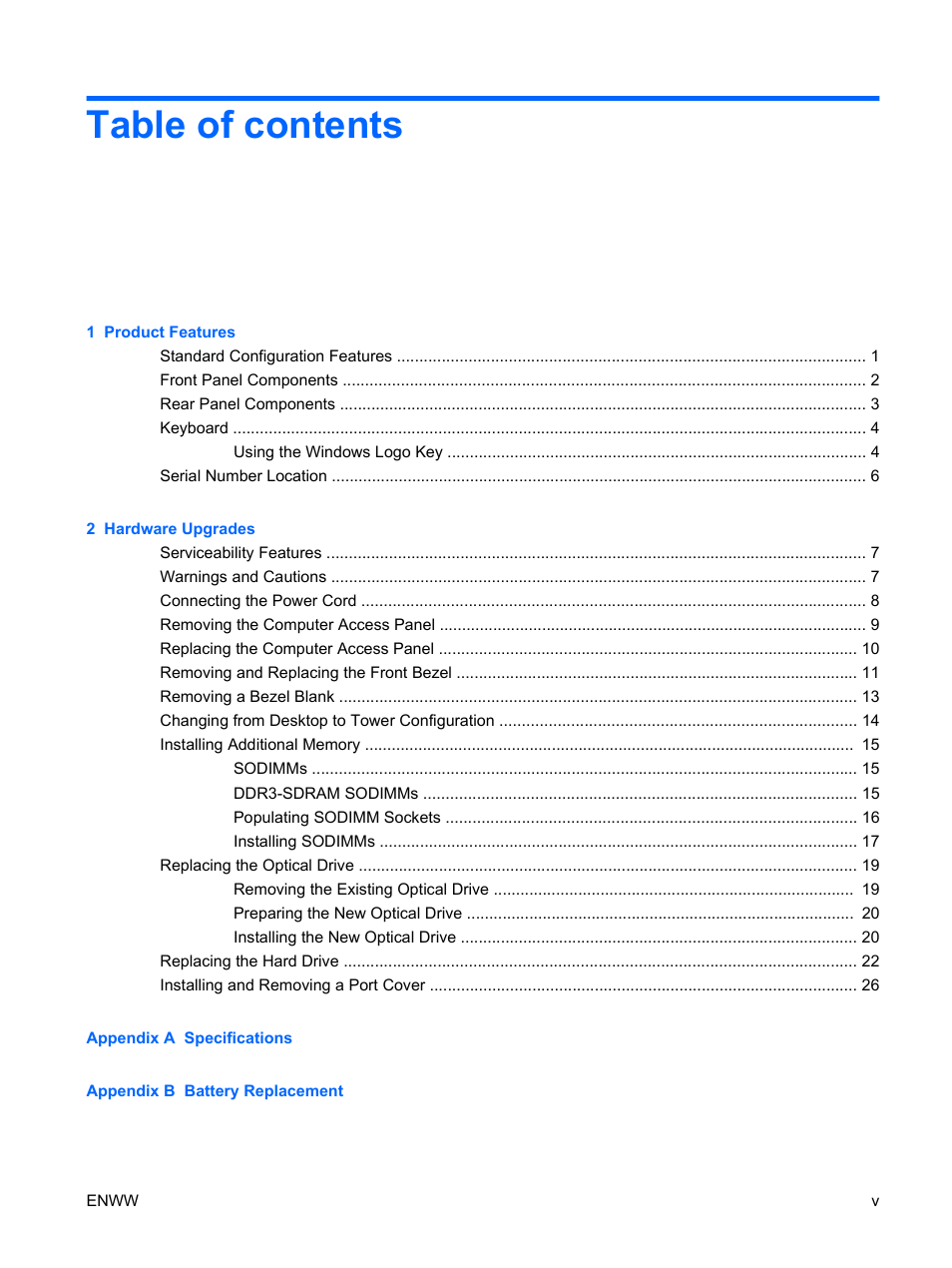 Hitachi COMPAQ 8000 User Manual | Page 5 / 48