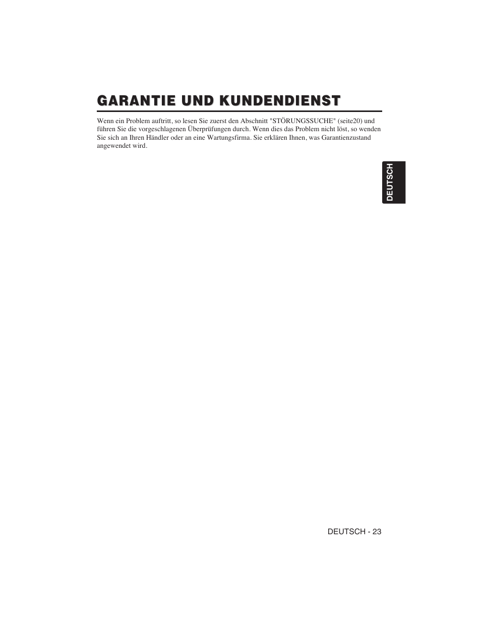 Garantie und kundendienst | Hitachi CP-S225W User Manual | Page 48 / 205