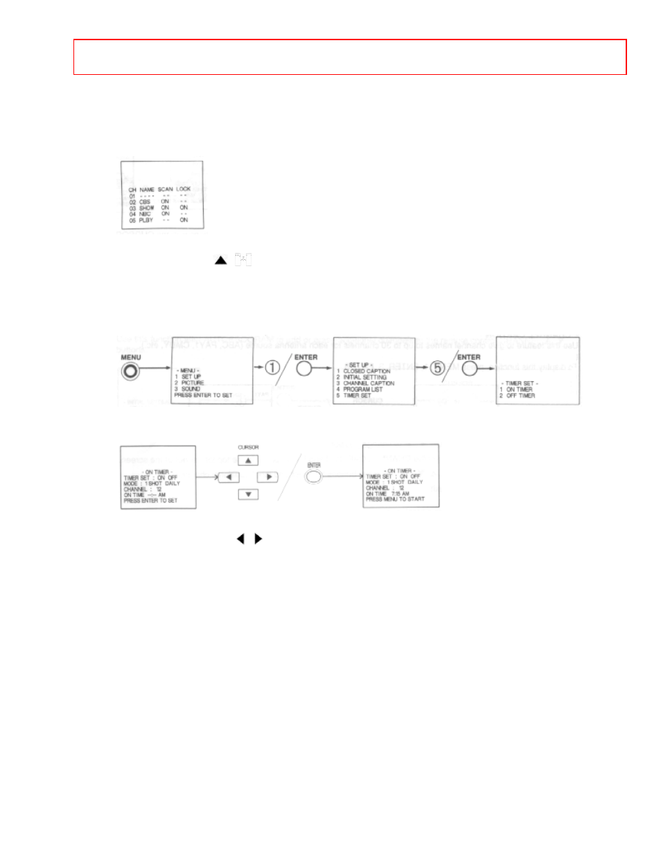 Program list • timer set | Hitachi 60SX4K User Manual | Page 20 / 42