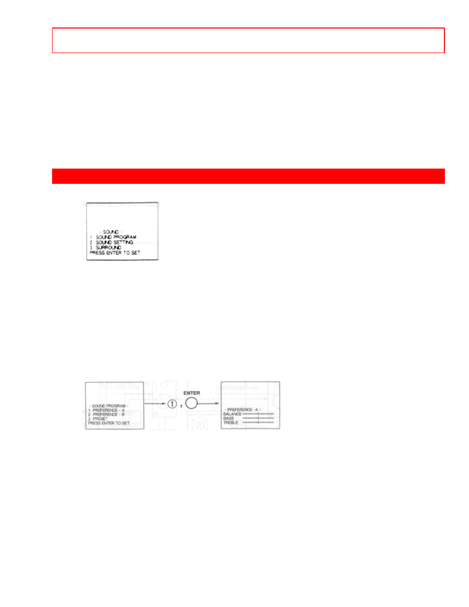 Sound- functions, Sound program • sound setting | Hitachi 60SX4K User Manual | Page 28 / 42