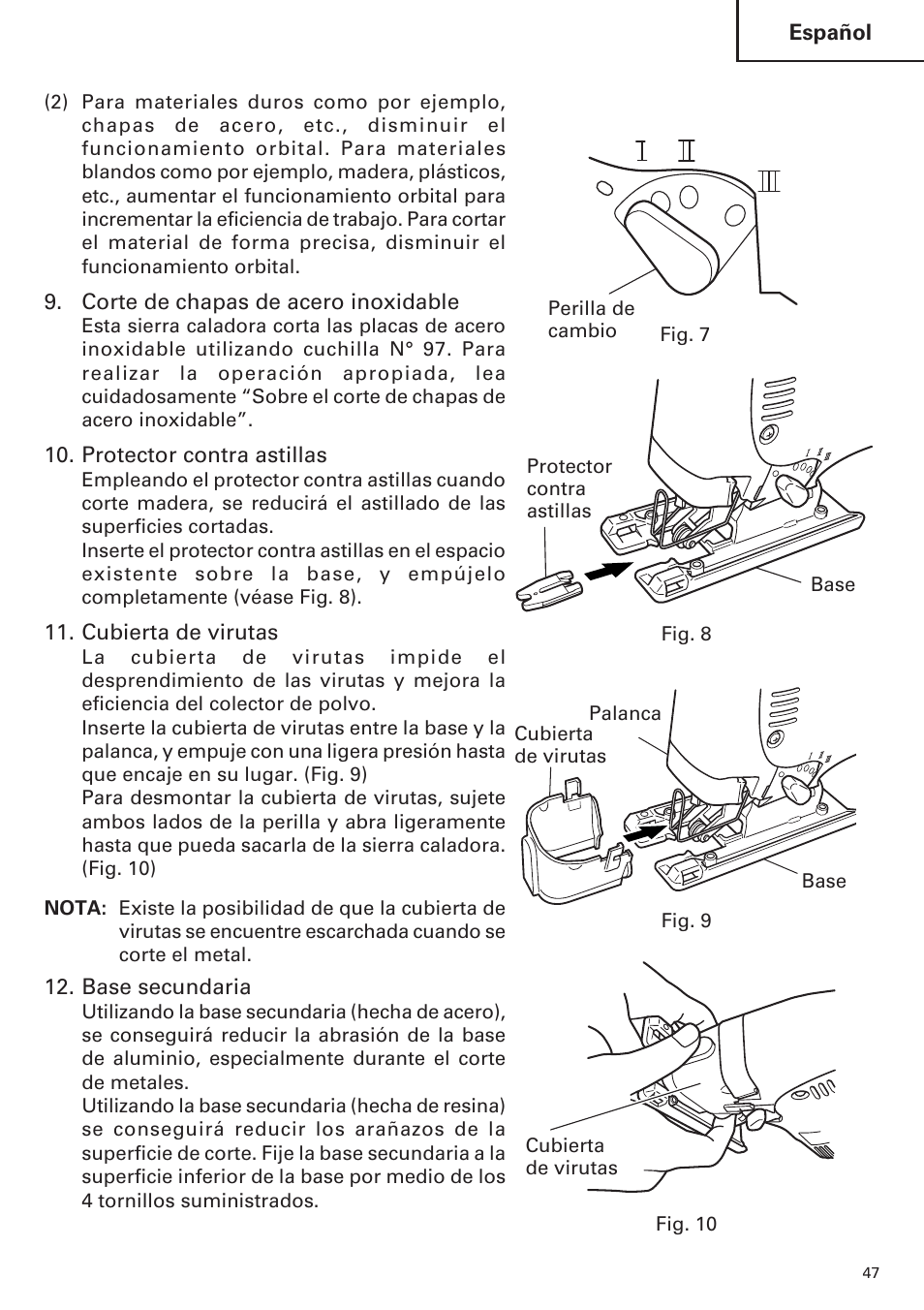 Hitachi CJ120VA User Manual | Page 47 / 60