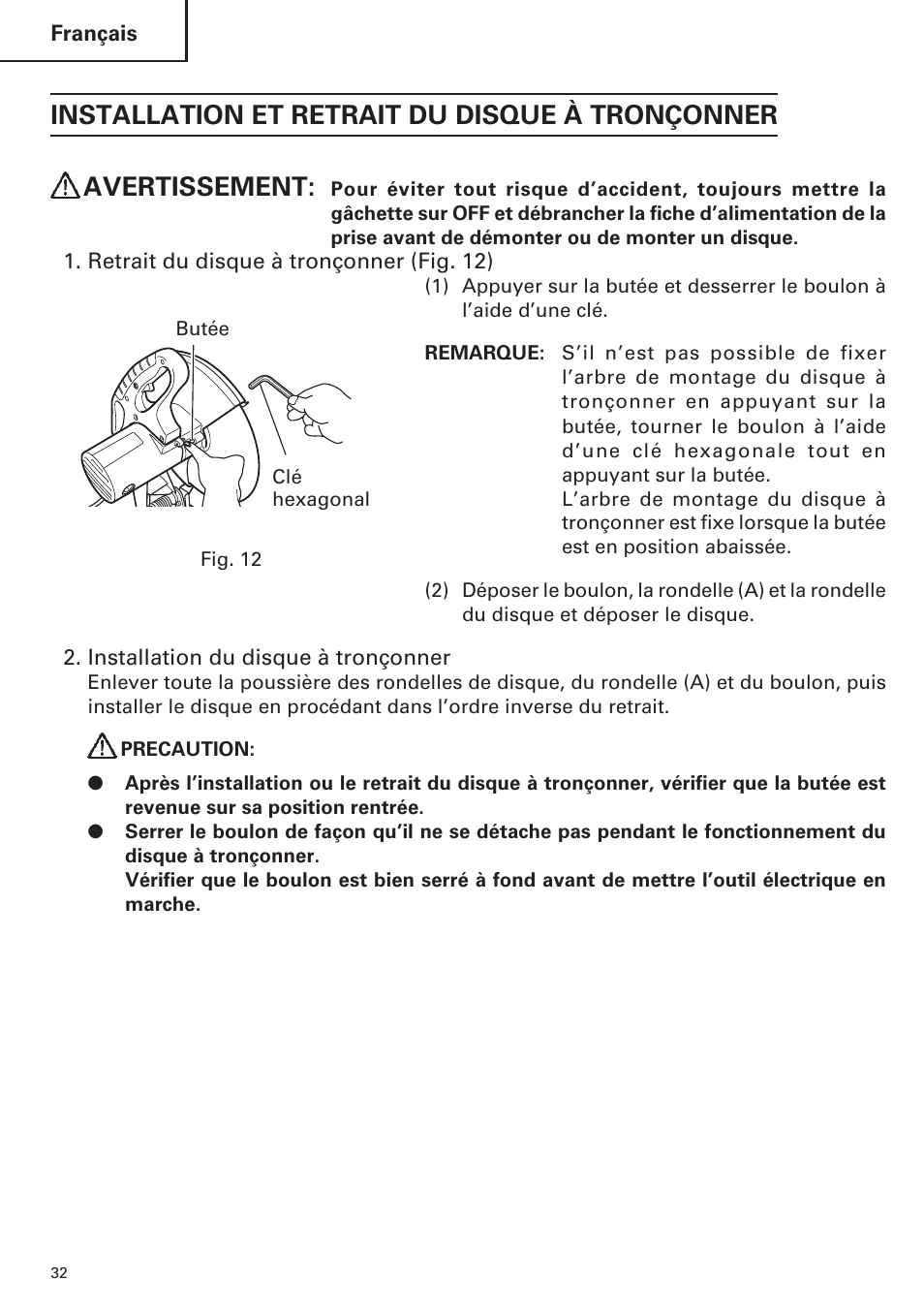 Hitachi CC14SE OM User Manual | Page 32 / 52