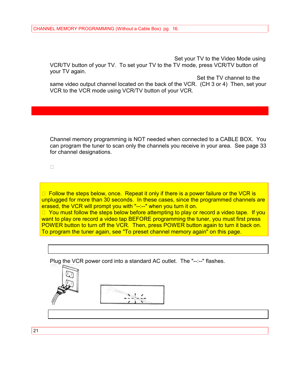 Hitachi VT-M290A User Manual | Page 21 / 73