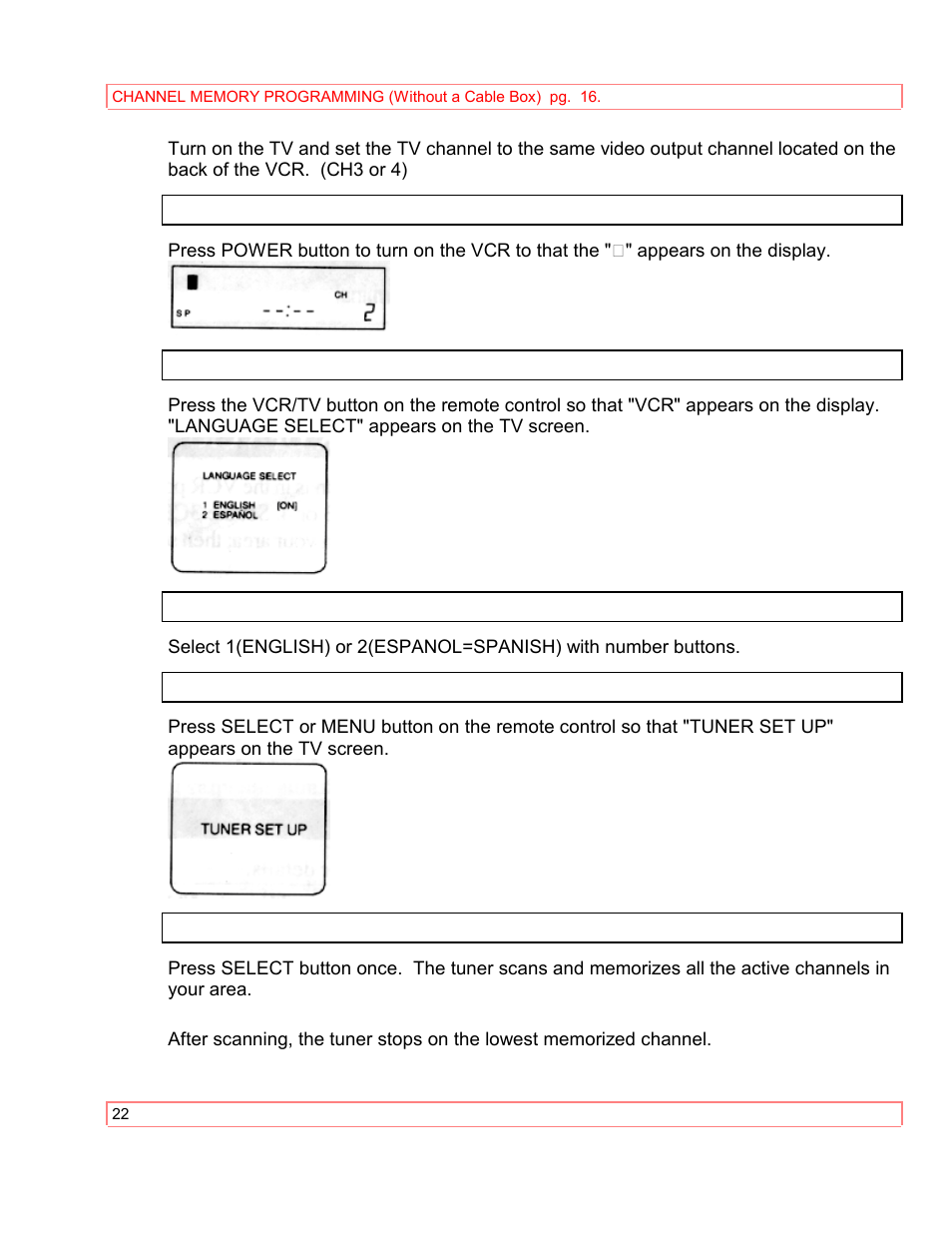 Hitachi VT-M290A User Manual | Page 22 / 73