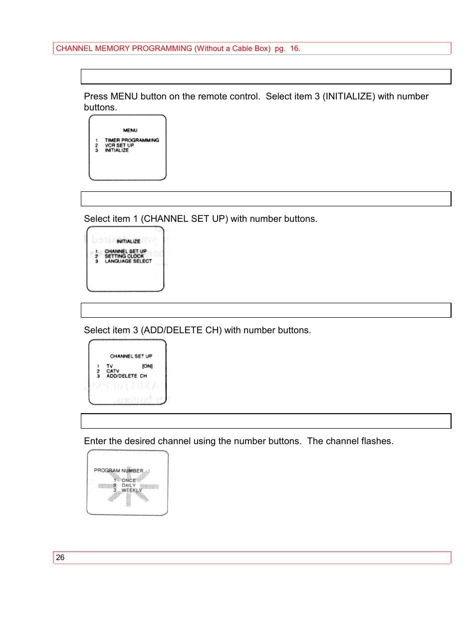 Hitachi VT-M290A User Manual | Page 26 / 73