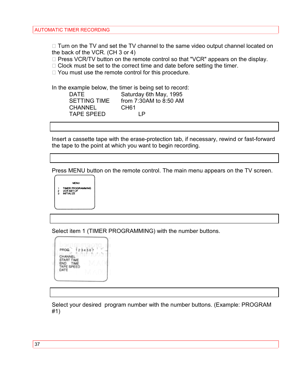 Hitachi VT-M290A User Manual | Page 37 / 73