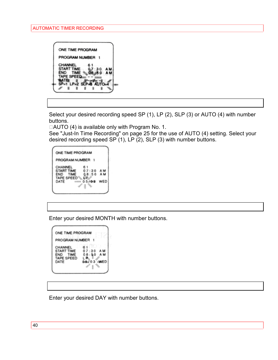 Hitachi VT-M290A User Manual | Page 40 / 73