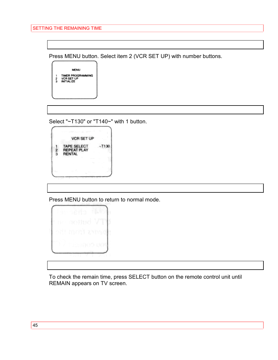 Hitachi VT-M290A User Manual | Page 45 / 73