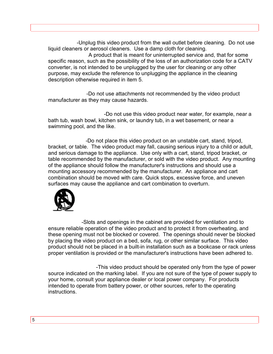Hitachi VT-M290A User Manual | Page 5 / 73