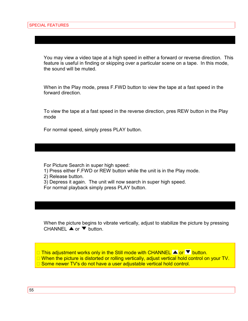 Hitachi VT-M290A User Manual | Page 55 / 73