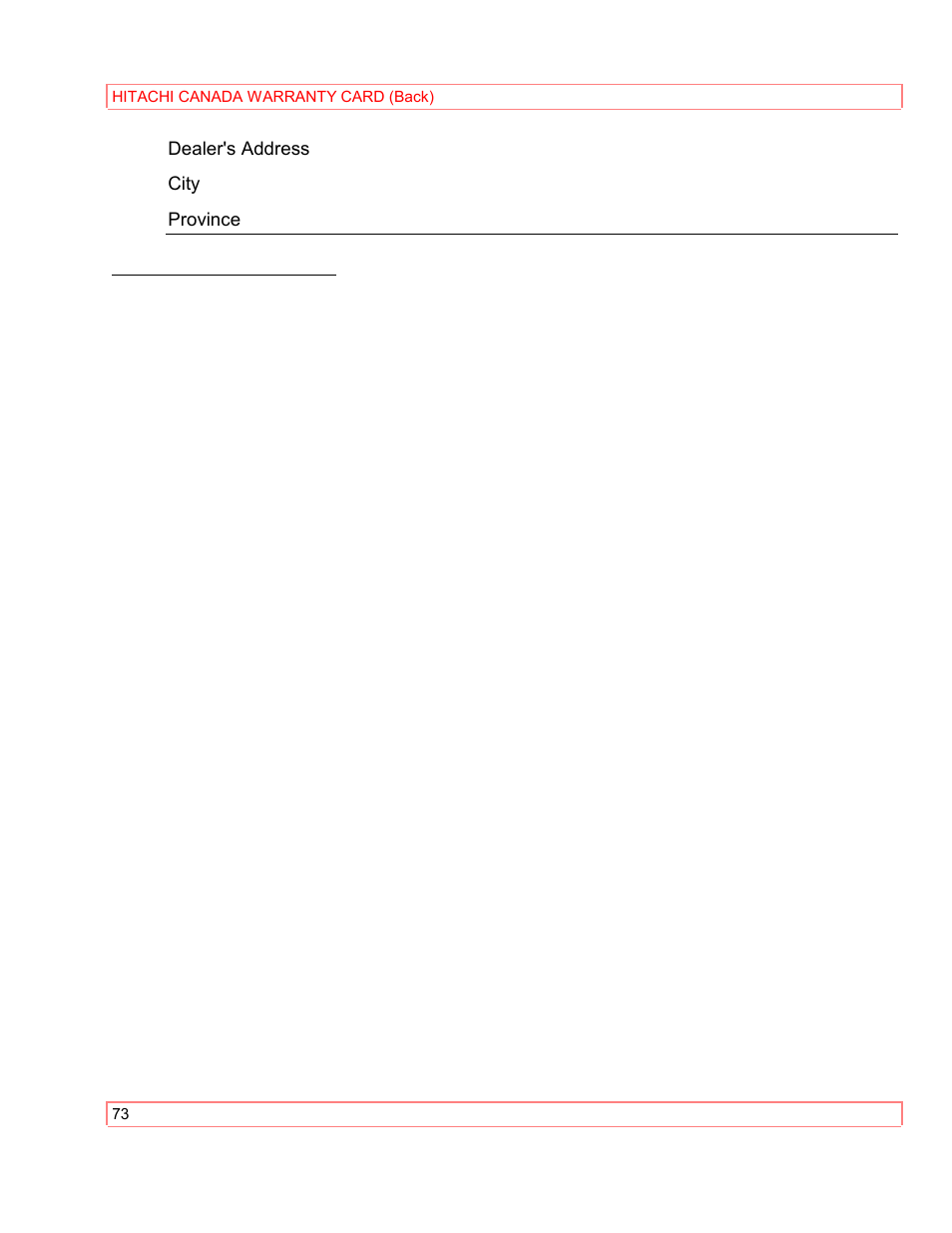 Hitachi VT-M290A User Manual | Page 73 / 73
