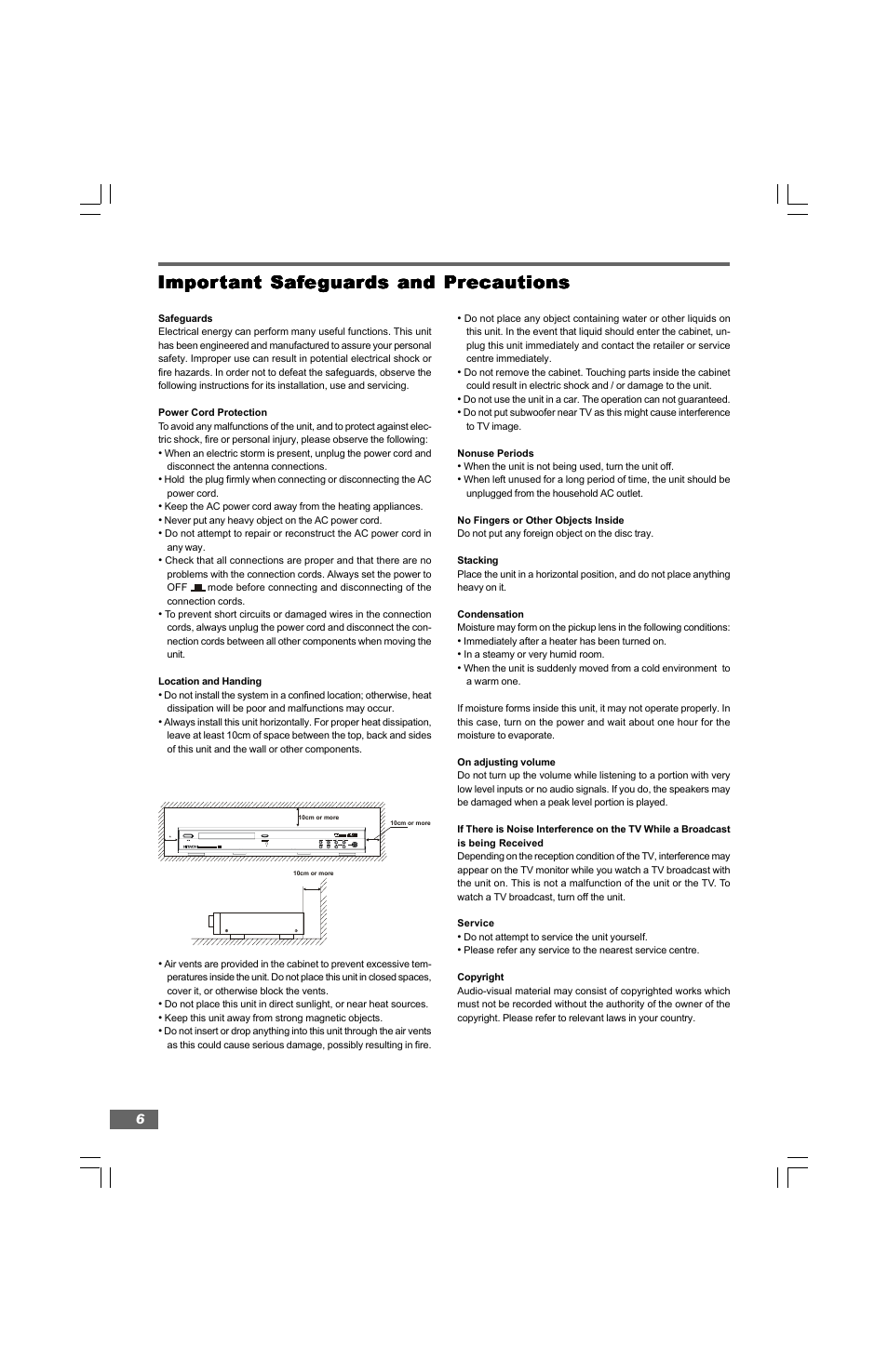 Impor | Hitachi HTD-K160 User Manual | Page 6 / 47