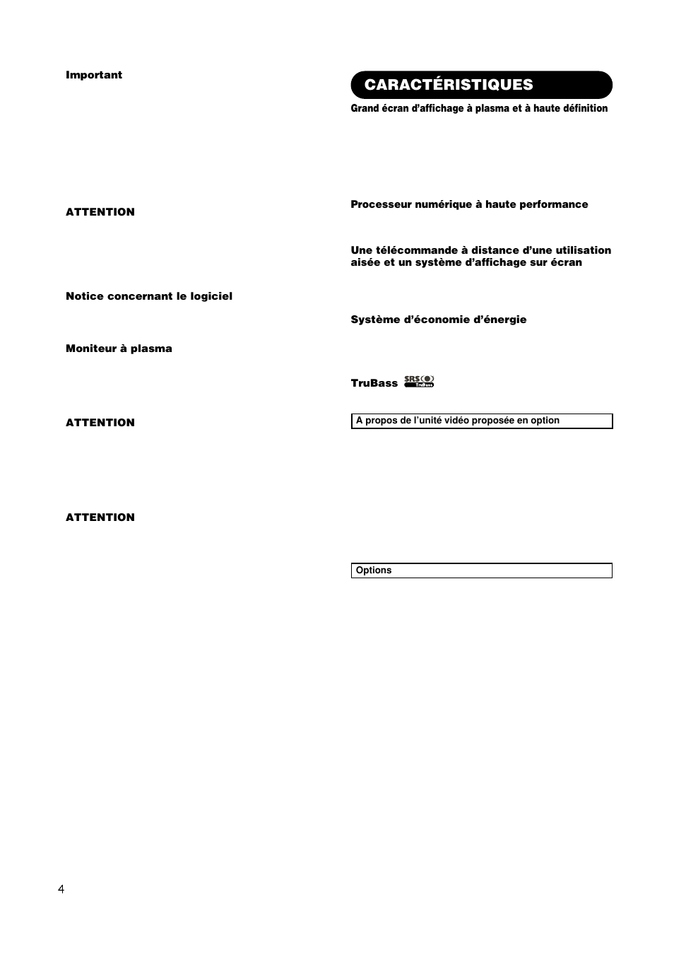 Caractéristiques | Hitachi CMP420V1 User Manual | Page 52 / 142