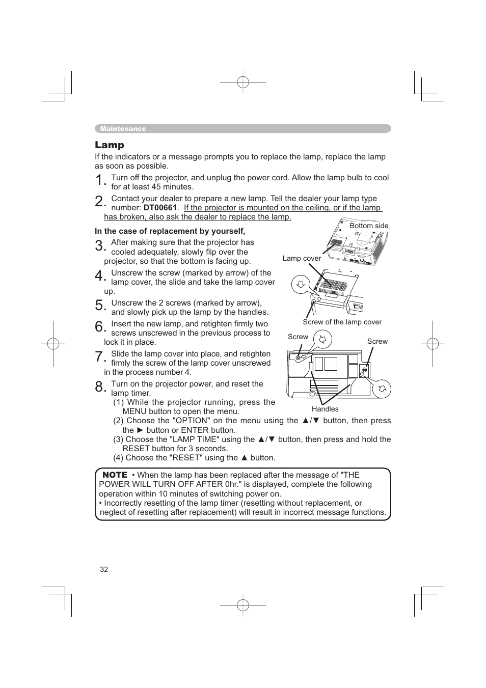 Hitachi PJ-TX100 User Manual | Page 32 / 50