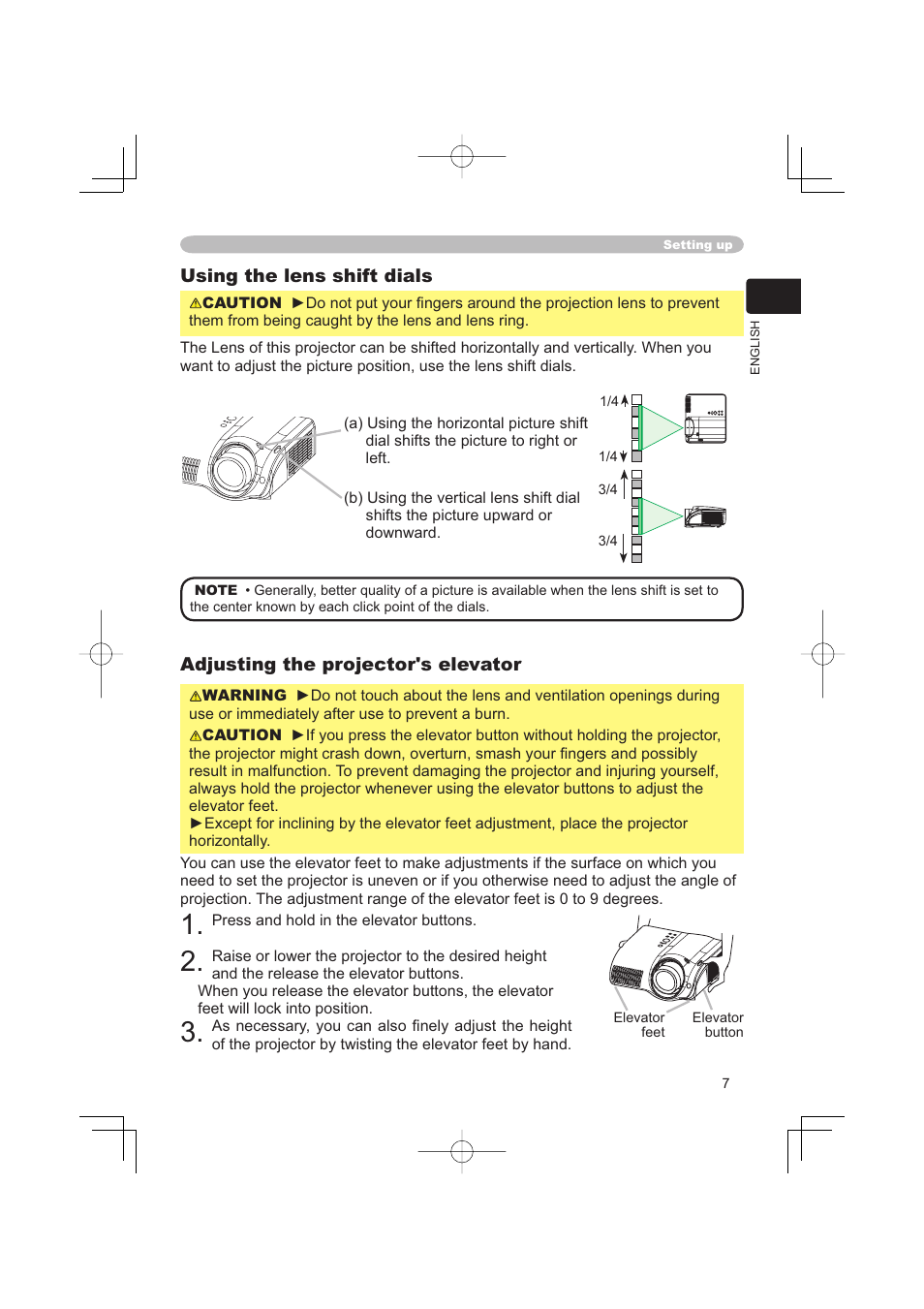 Hitachi PJ-TX100 User Manual | Page 7 / 50