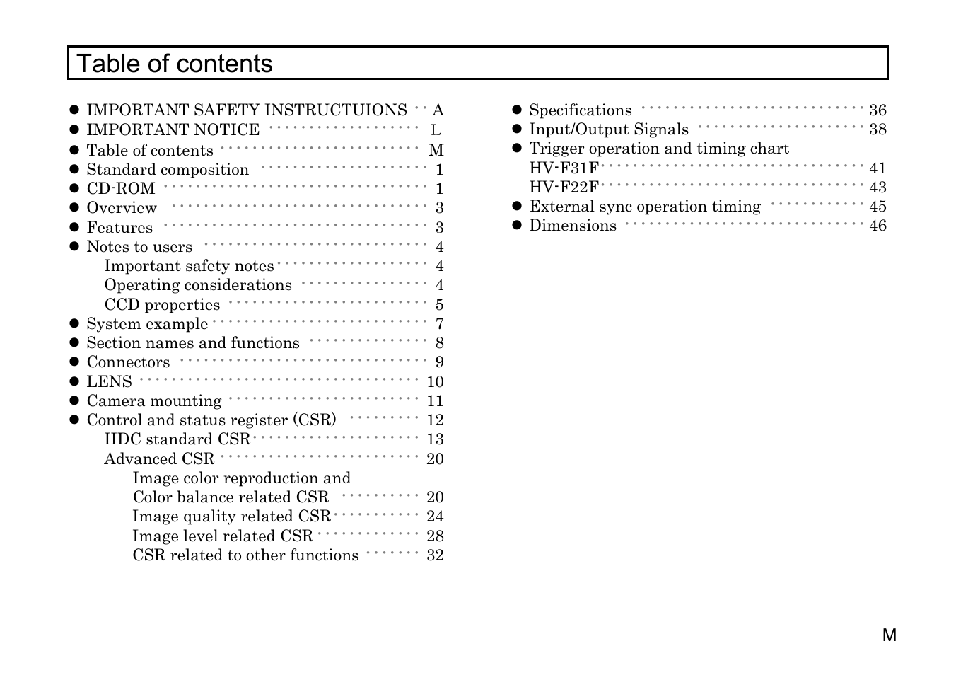 Hitachi HV-F31F User Manual | Page 14 / 60