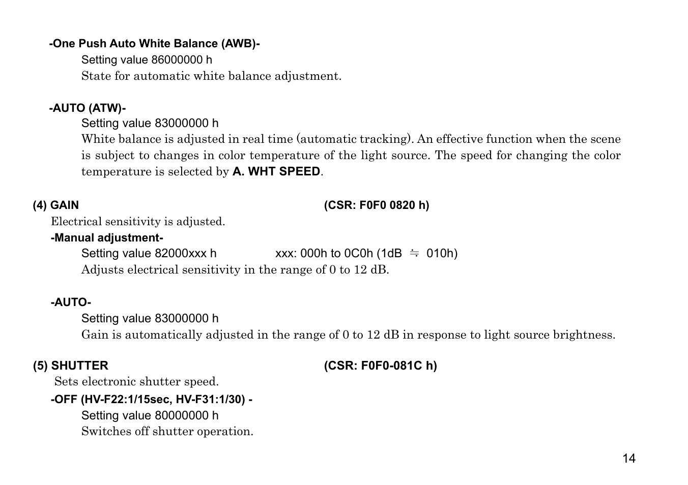 Hitachi HV-F31F User Manual | Page 28 / 60