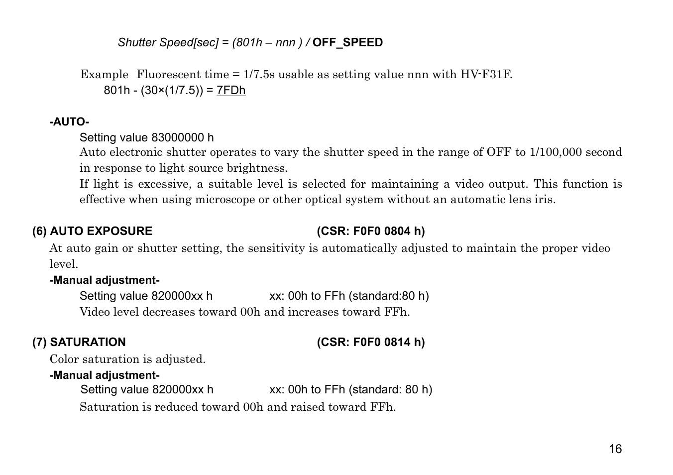 Hitachi HV-F31F User Manual | Page 30 / 60