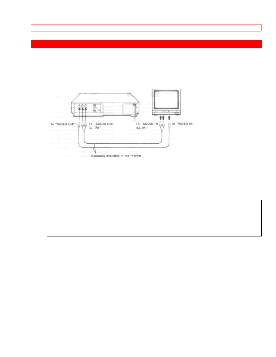 Connection with a/v tv | Hitachi VT-F462A User Manual | Page 37 / 84