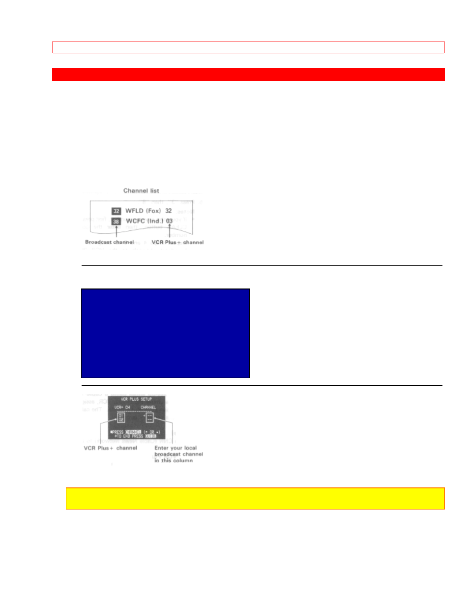 Vcr plus+ set up for connection a | Hitachi VT-F462A User Manual | Page 51 / 84