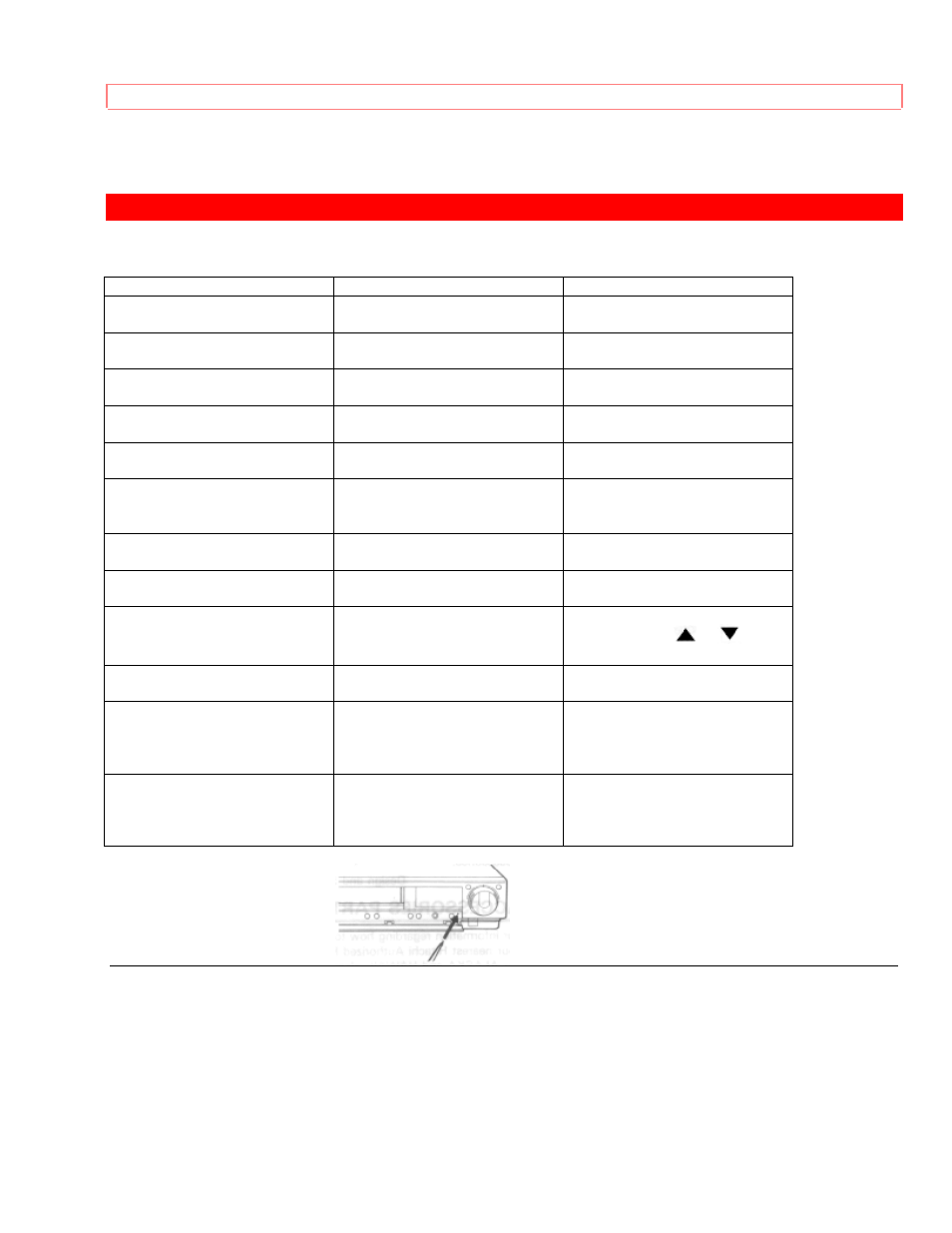 Problem, No power, Timer recording is not possible | Rec mode cannot be engaged, Picture is poor on playback, No picture on playback, Playback picture is partially noisy, Tv program cannot be recorded or cannot be seen, Tv cannot be operated, Problem guide | Hitachi VT-F462A User Manual | Page 81 / 84