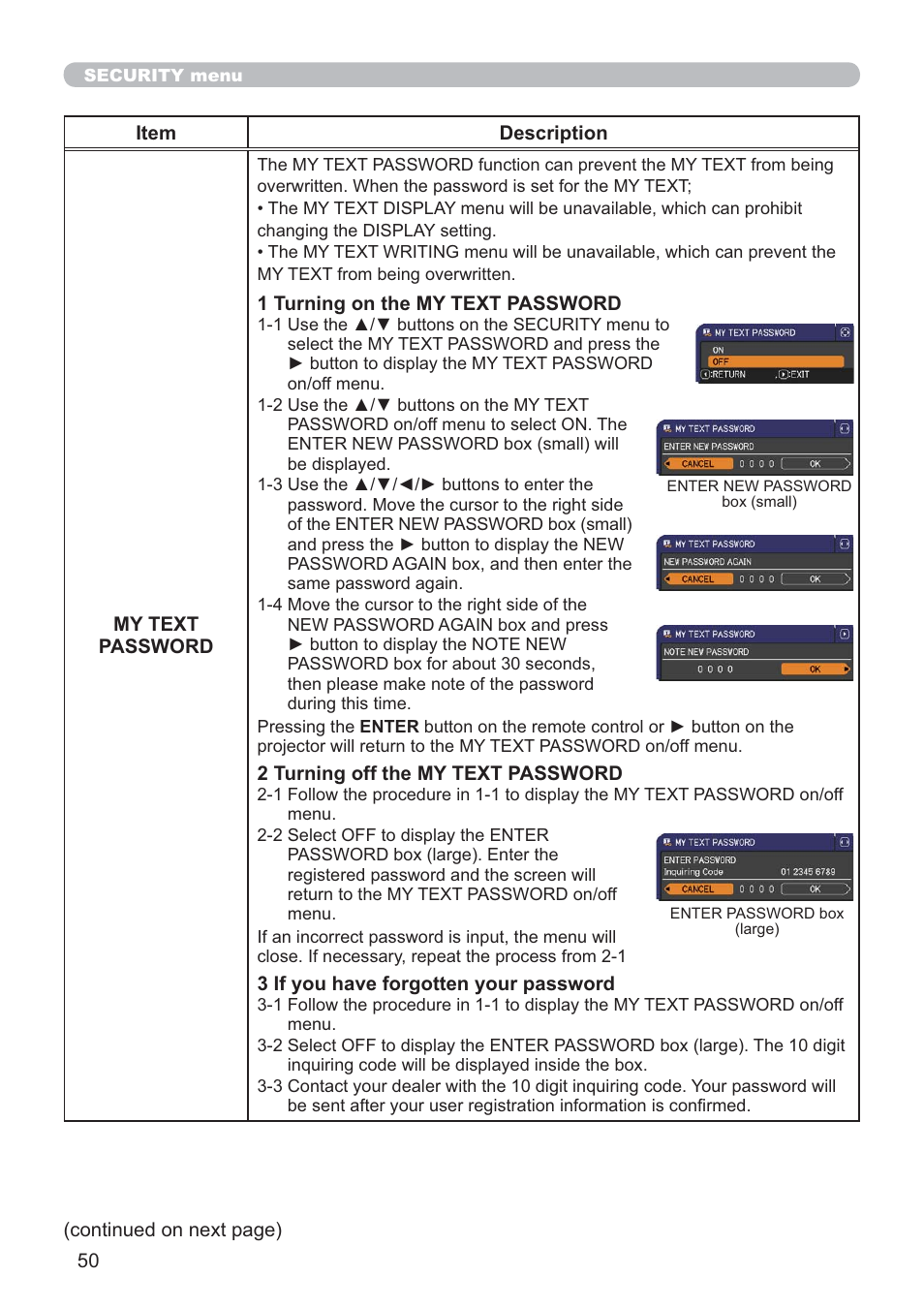 Hitachi CP-RX80 User Manual | Page 50 / 64