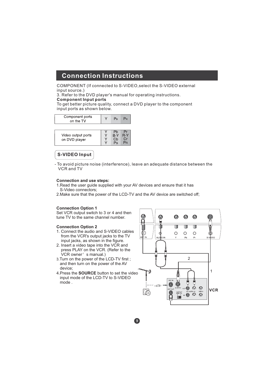 Connection instructions | Hitachi L15TA11W User Manual | Page 11 / 88