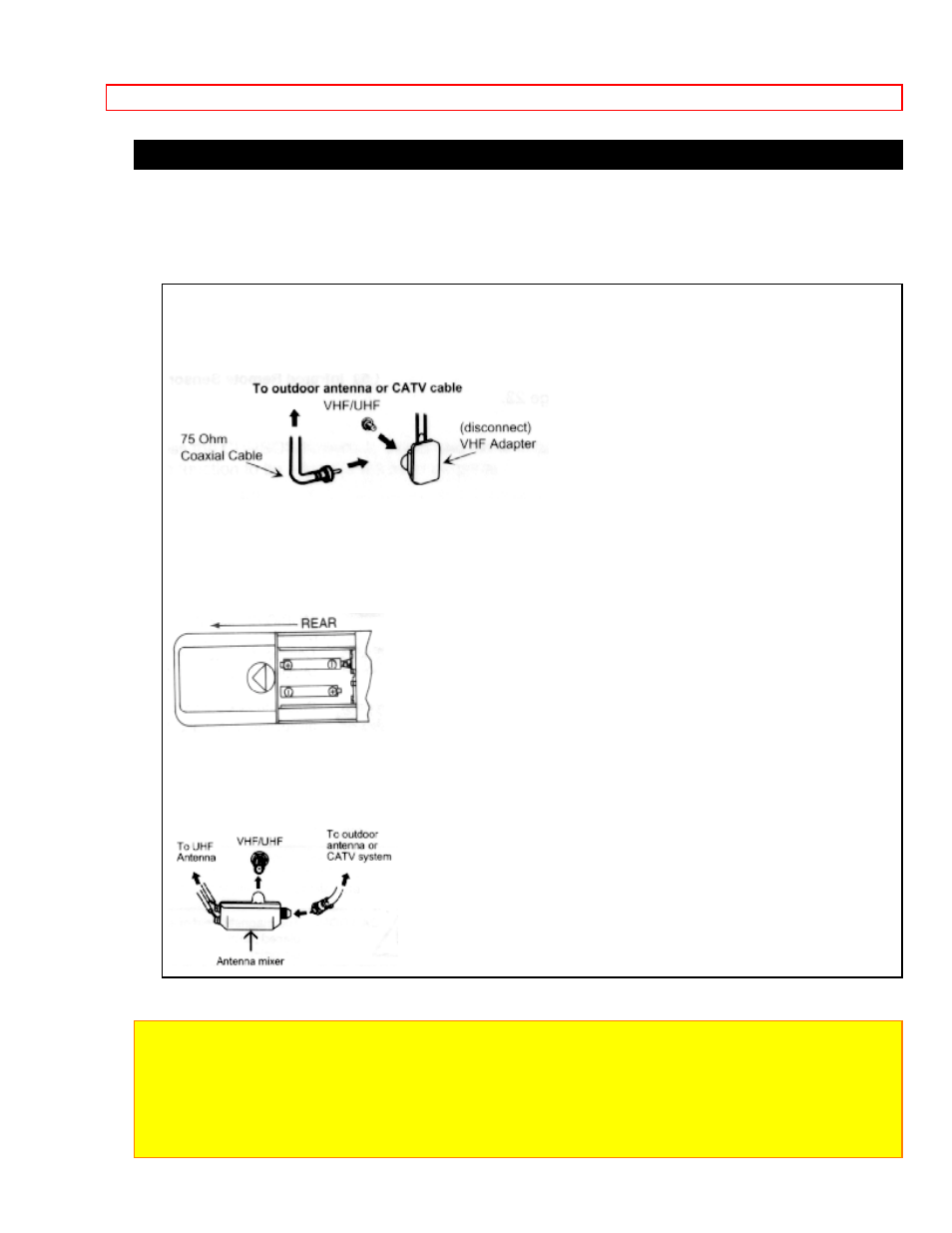 Antenna connections | Hitachi 31KX39K User Manual | Page 12 / 53