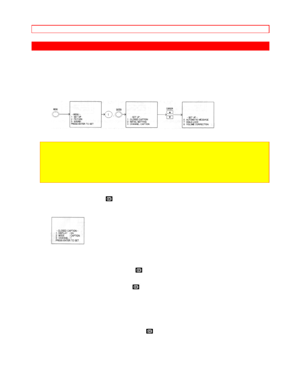 Set up- functions | Hitachi 31KX39K User Manual | Page 24 / 53
