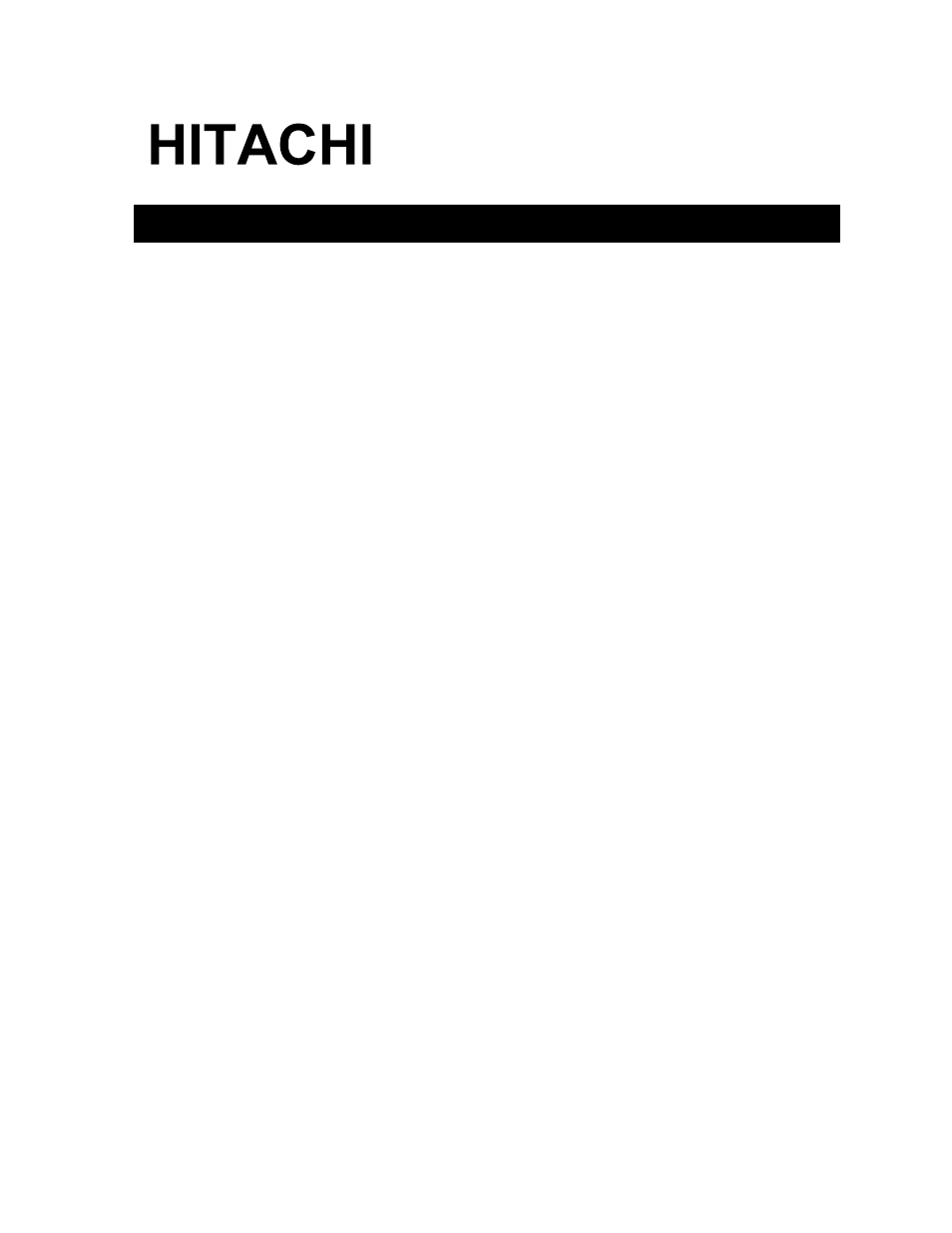 Hitachi VT-F390A User Manual | 52 pages