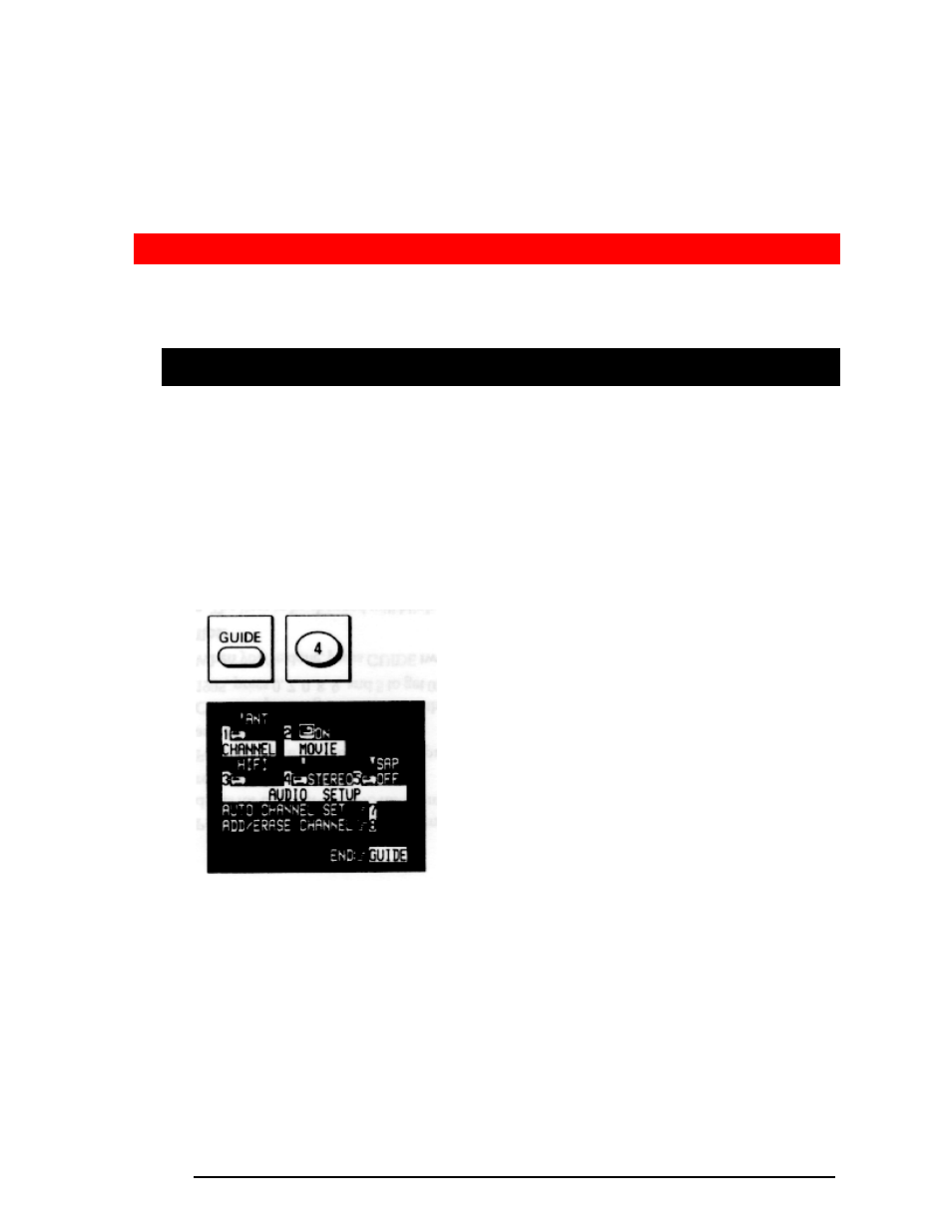 Getting started (initial setup), Setup for first-time operation, Initial setup options | Hitachi VT-F390A User Manual | Page 19 / 52