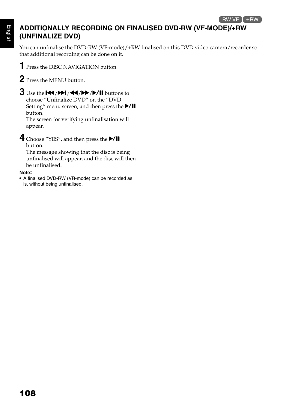 Hitachi DZ-HS500SW User Manual | Page 108 / 160