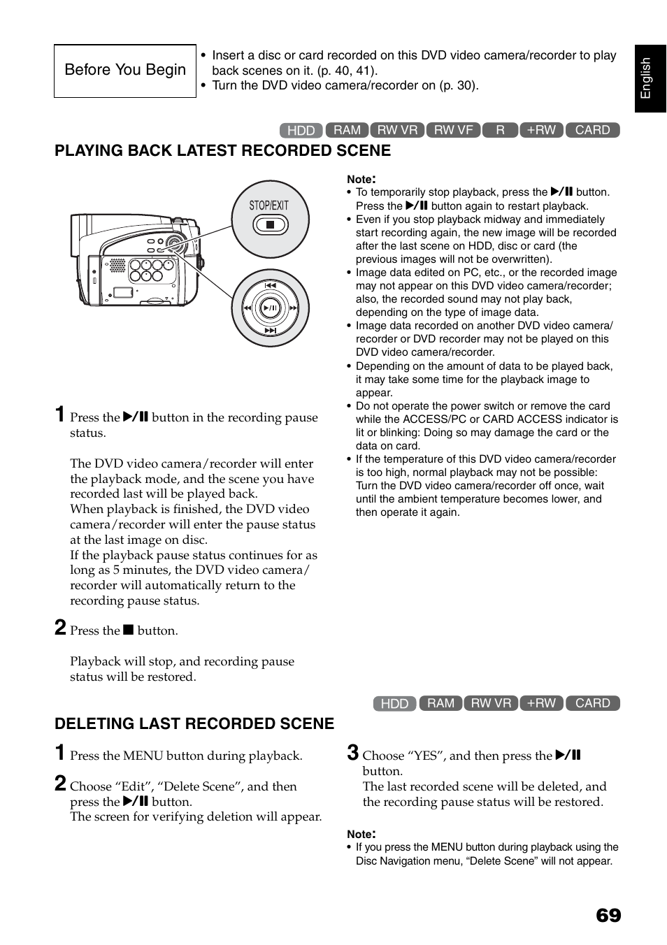 Hitachi DZ-HS500SW User Manual | Page 69 / 160