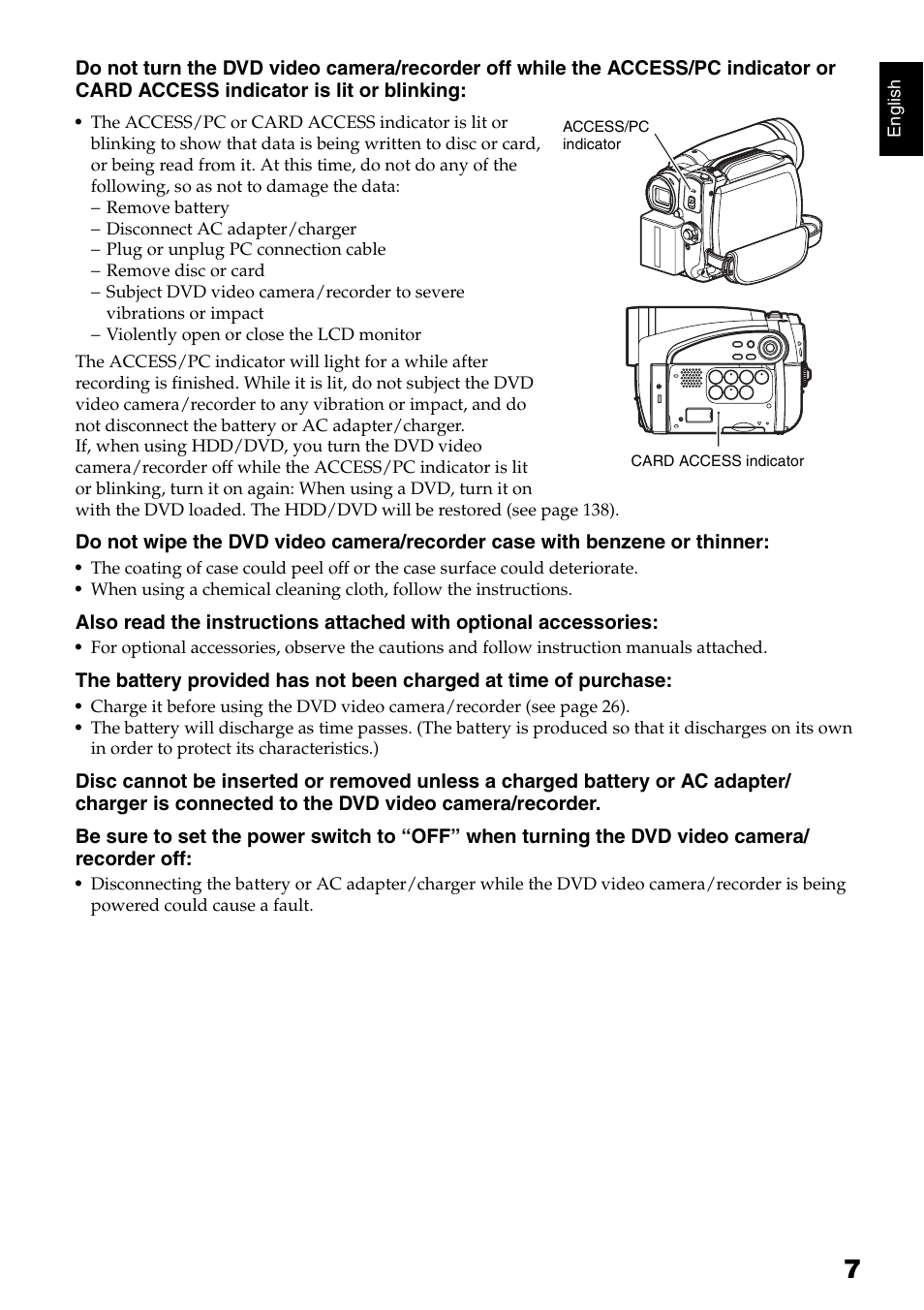 Hitachi DZ-HS500SW User Manual | Page 7 / 160