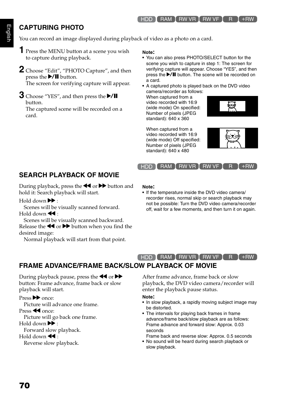 Hitachi DZ-HS500SW User Manual | Page 70 / 160