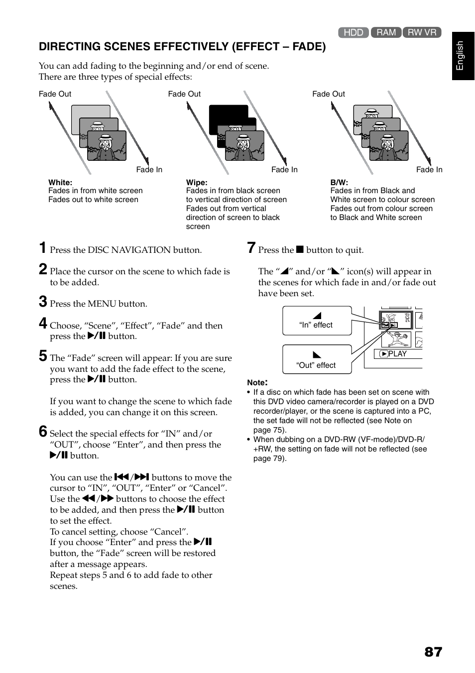 Hitachi DZ-HS500SW User Manual | Page 87 / 160