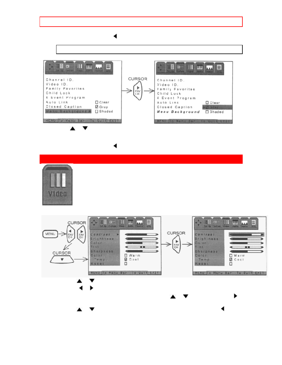 Video, Video - 38 | Hitachi 32FX41B User Manual | Page 38 / 48