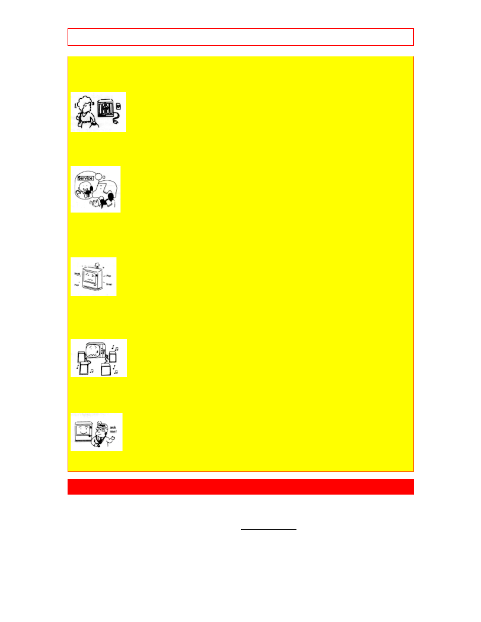 Picture cautions, Picture cautions - 7 | Hitachi 32FX41B User Manual | Page 7 / 48
