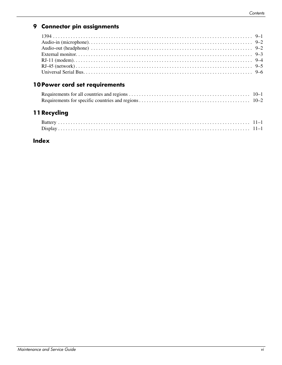 Hitachi ELITEBOOK 2730P User Manual | Page 9 / 123