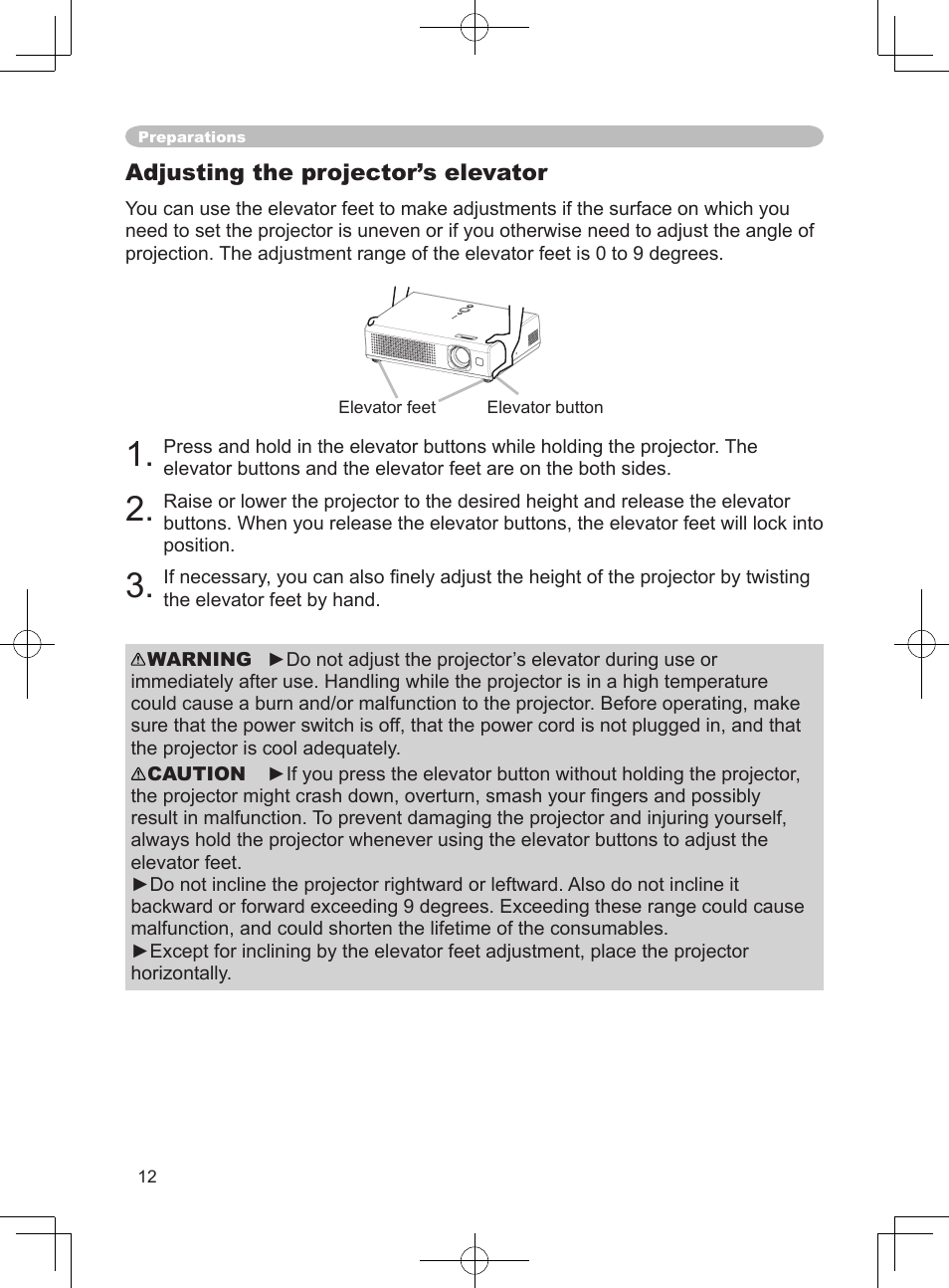 Hitachi PJ-LC9 User Manual | Page 14 / 62