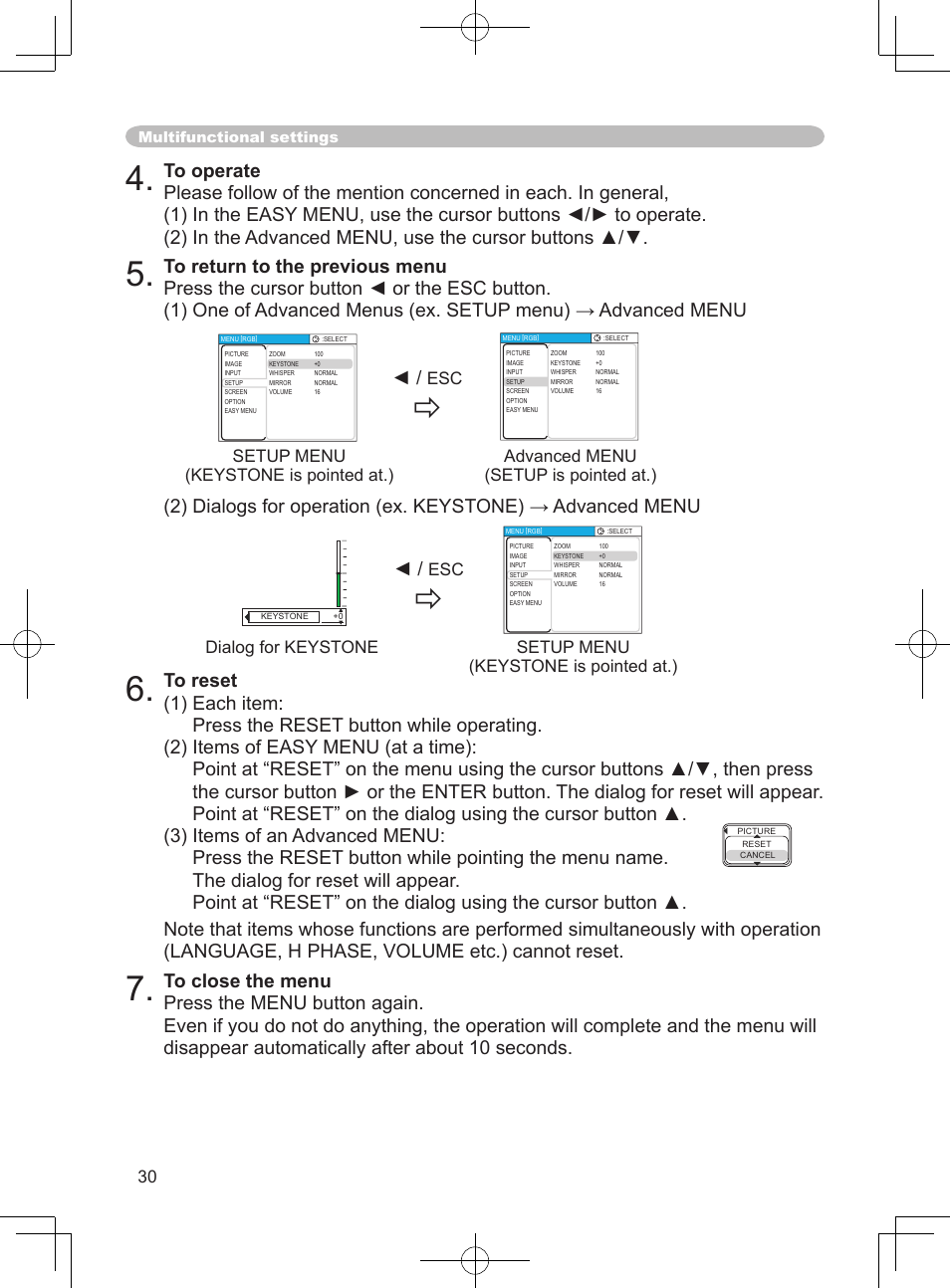 Hitachi PJ-LC9 User Manual | Page 32 / 62