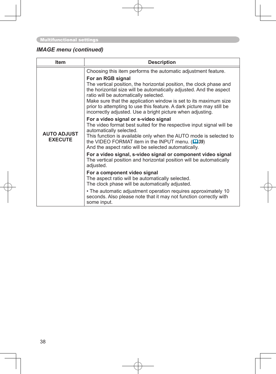 Hitachi PJ-LC9 User Manual | Page 40 / 62