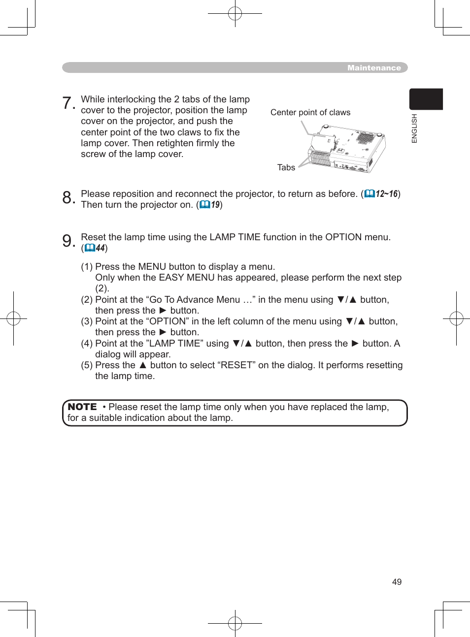 Hitachi PJ-LC9 User Manual | Page 51 / 62