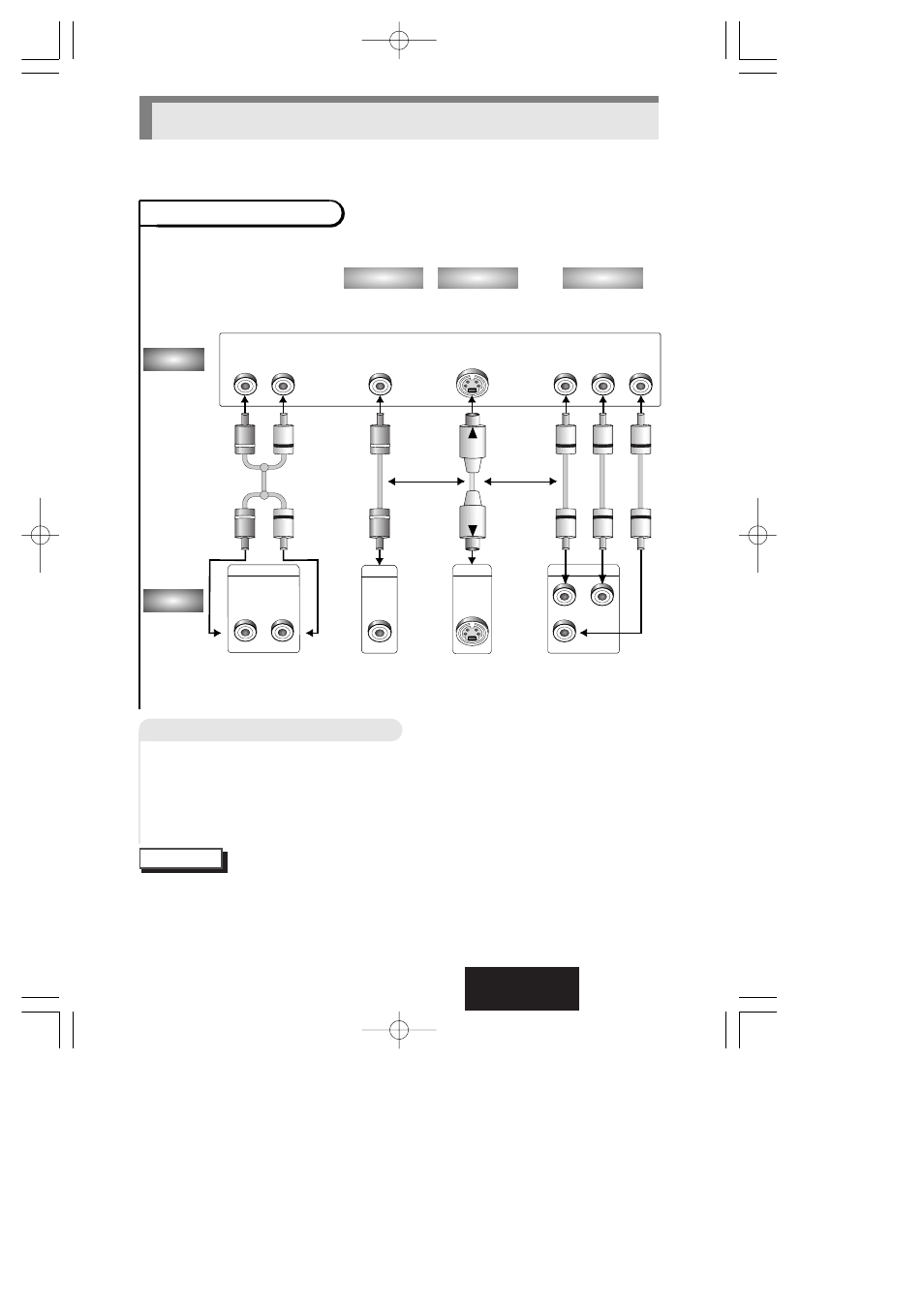 Hoosing a connection, English, Connection to a tv | Connection to a tv (for video), Dvd tv | Hitachi DV-P313U User Manual | Page 22 / 45