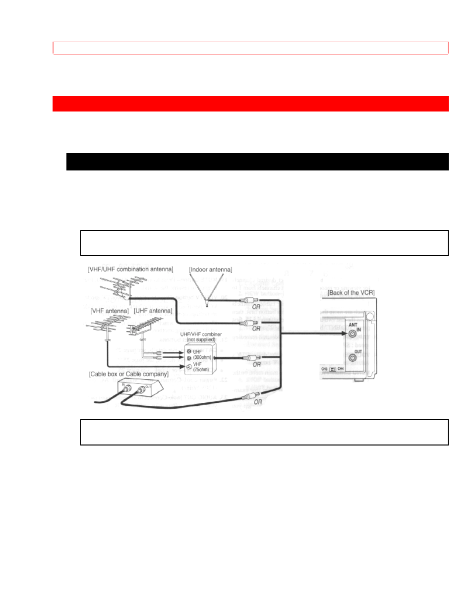 Preparation for use, Cable connections | Hitachi VT-MX411AC User Manual | Page 16 / 60