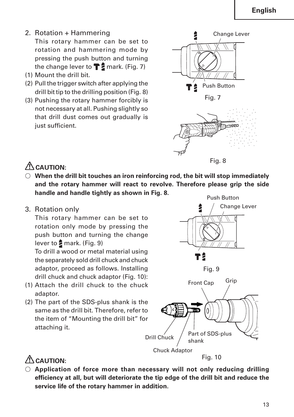 Hitachi DH24PB2 User Manual | Page 13 / 72