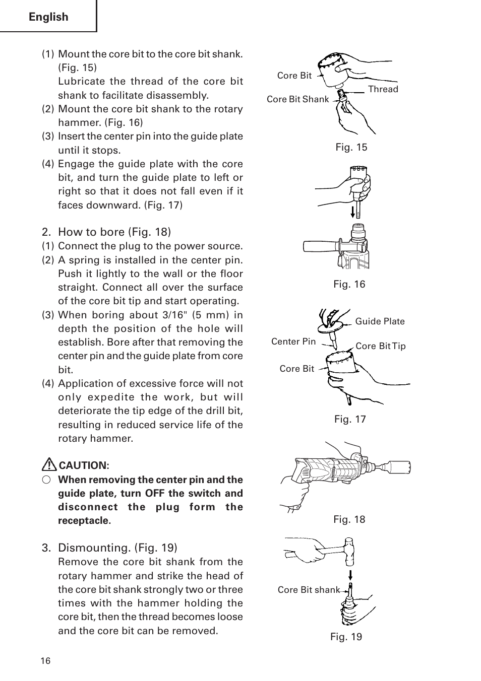 Hitachi DH24PB2 User Manual | Page 16 / 72