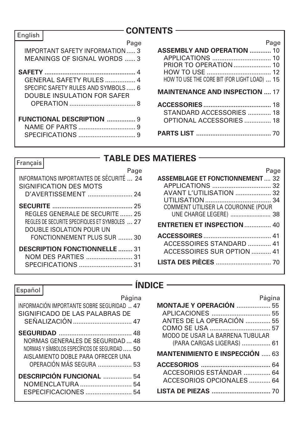 Hitachi DH24PB2 User Manual | Page 2 / 72