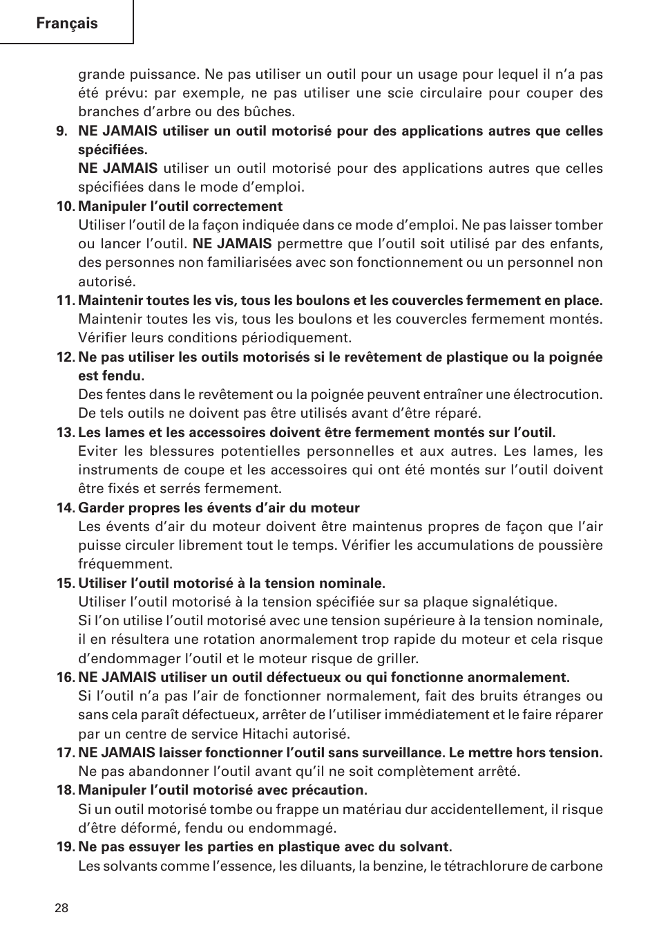 Hitachi DH24PB2 User Manual | Page 28 / 72